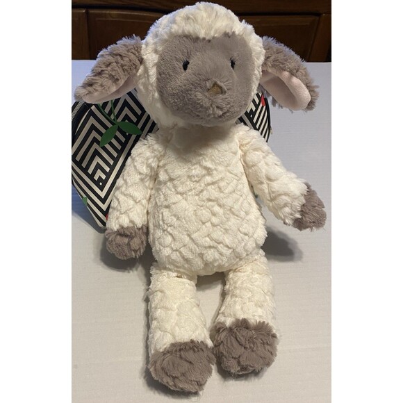 Mary Meyer 13” Gray White Lamb Sheep Plush Baby Toy SUPER SOFT Stuffed Animal - Picture 1 of 13